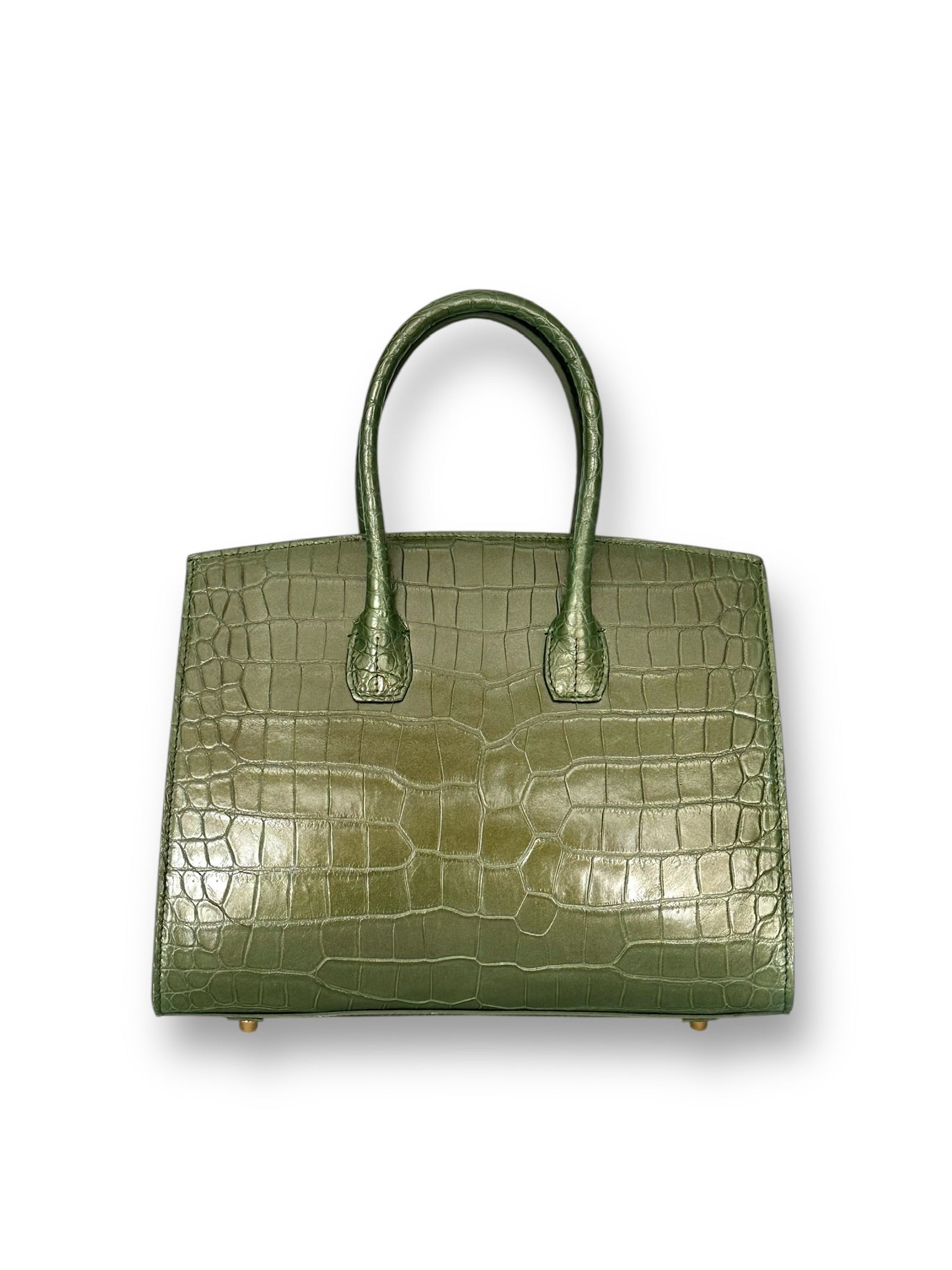 Metallic Celadon Alligator - Wrenley Tote image 2
