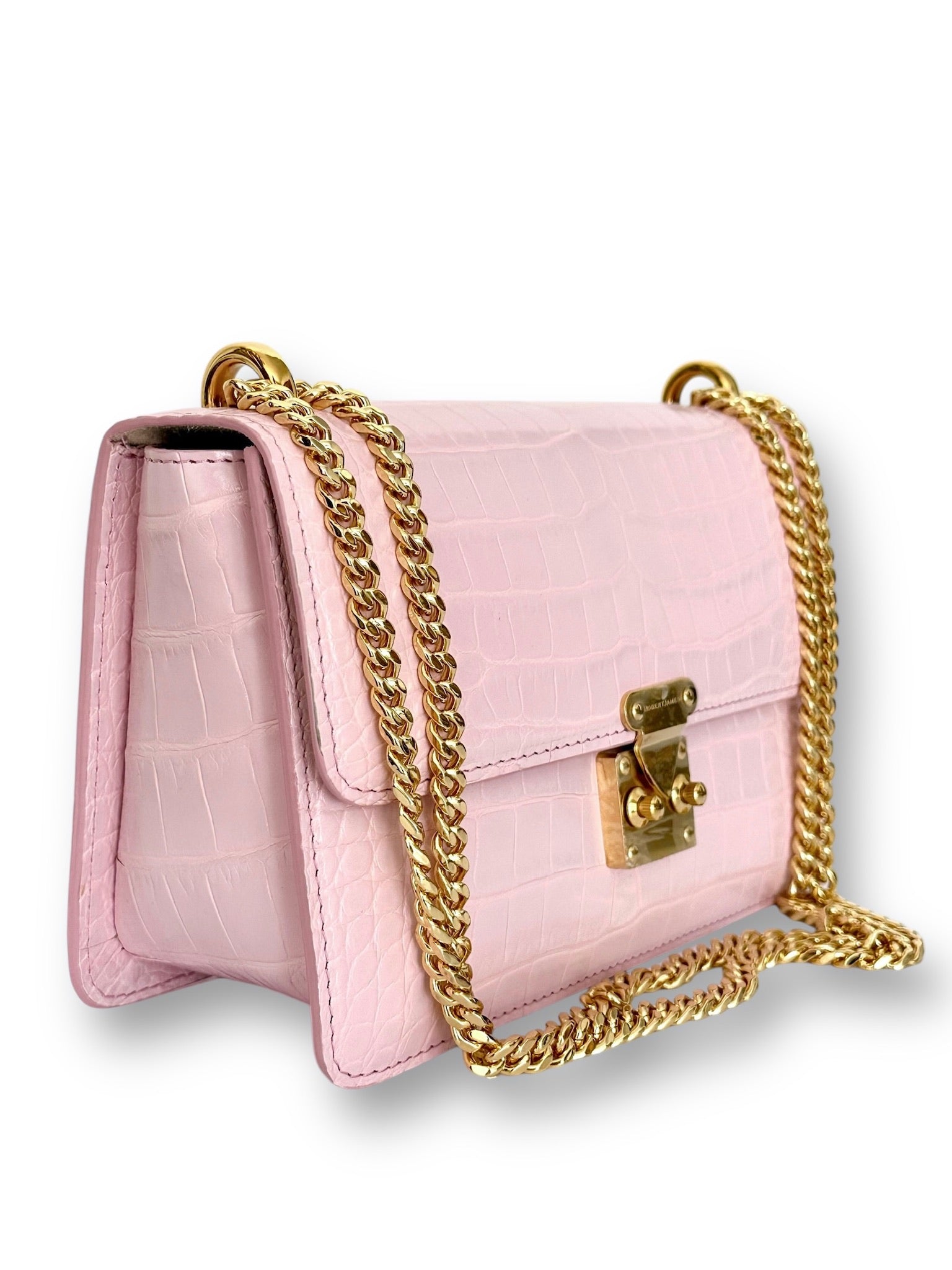 Soft Pink Alligator - Hadley Flap image 1